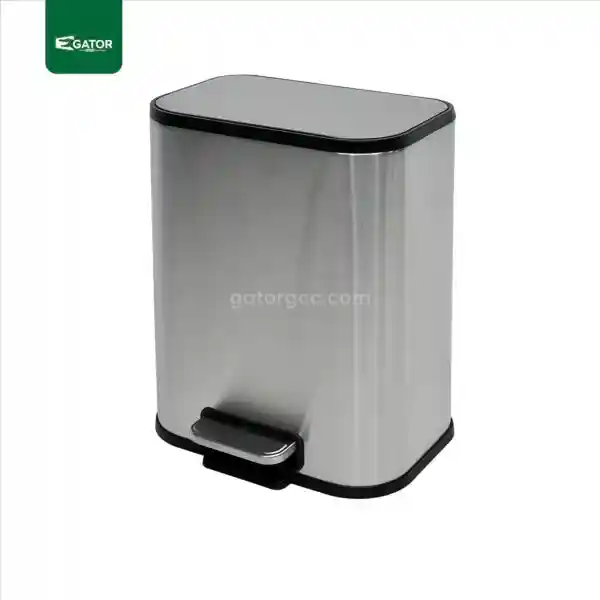 Square Stainless Steel Pedal Bin Gator UAE SS33-5