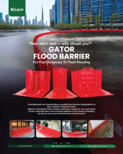water barrier gator UAE flood barriers