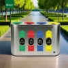 Live Customizable Waste Recycling Bin Gator RB01-5C