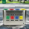 Live Personalized Recycling Bin Gator RB01-6C