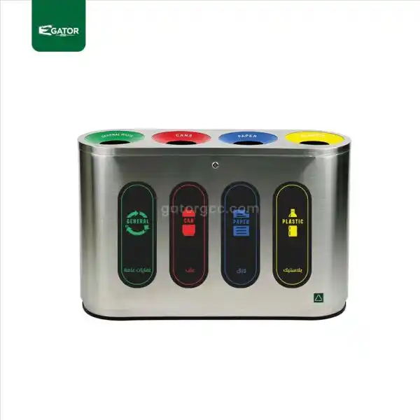 Stainless Steel Recycle Bin 240L Gator UAE RB01-1C