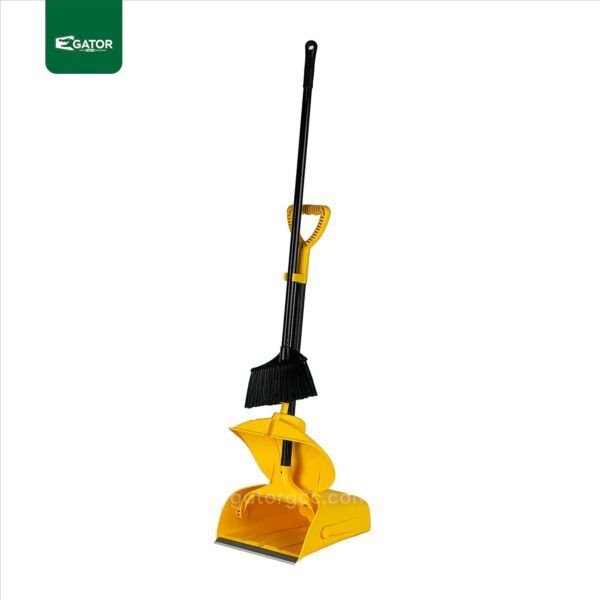 Upright Broom & Dustpan Set Yellow DP27Y