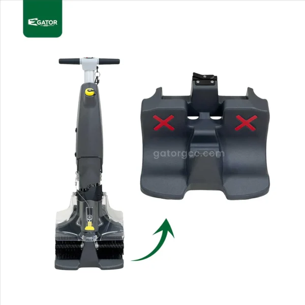 lower portion Gator Escalator cleaning machine EM20