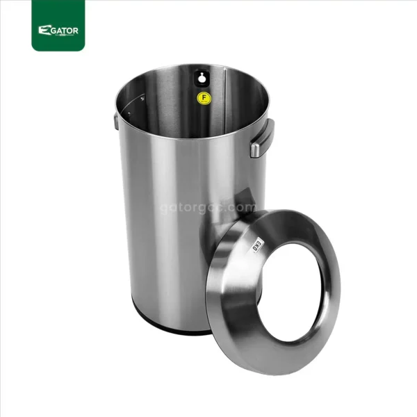 SS82-50 EKO Details Open Top Stainless Steel Bin Gator