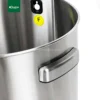 SS82-60 detailed EKO Open Top Stainless Steel Bin Gator