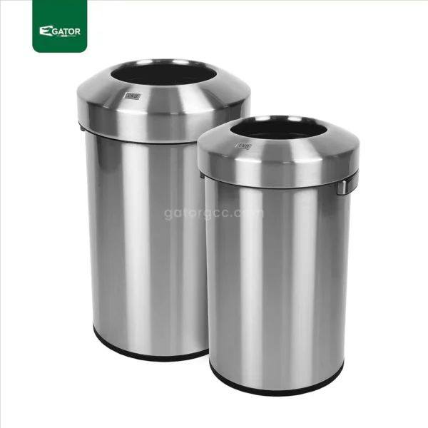 SS82 EKO Urban Commercial Open Top Bin Stainless Steel Bin Gator
