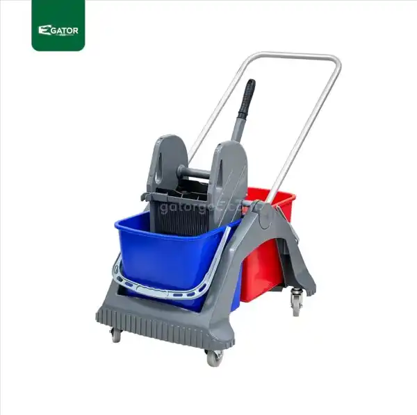 60L Two Bucket Wringer Trolley Gator BT24