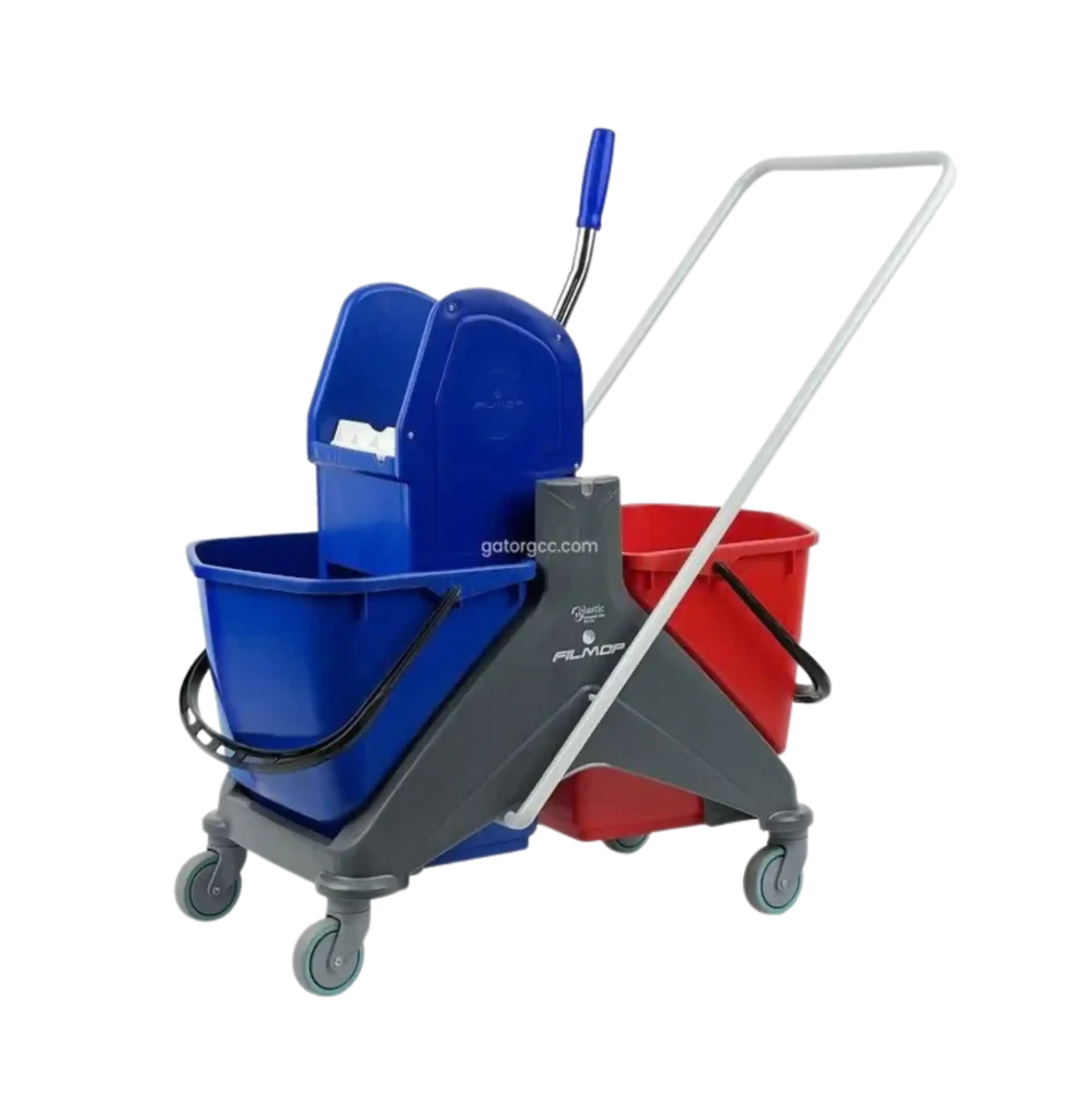 Double Bucket Mop Trolley Filmop gator Cleaning equipments BT23