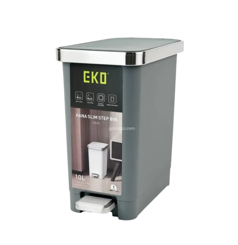 Hana slim step bin eko waste management gator EK01