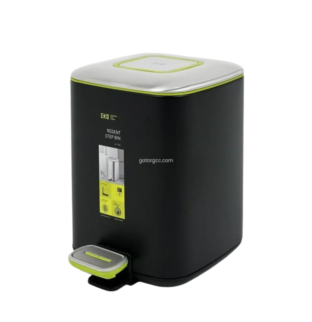 Square step trash Bin With soft Closing eko waste management gator SS71