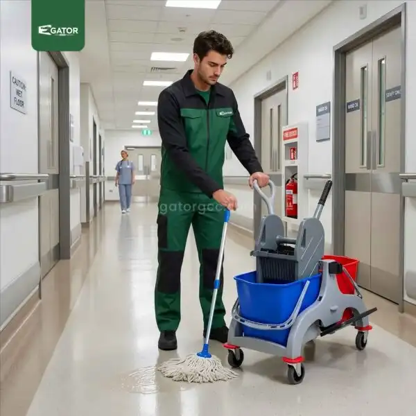 live 50L Two Side Mop Trolley BT12