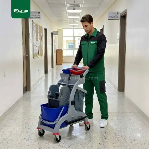 live Compact Multi Bucket Service Trolley Gator BT25