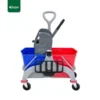 side view 50L Two Side Mop Trolley BT12
