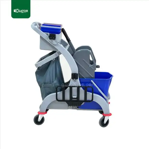 side view Compact Multi Bucket Service Trolley Gator BT25