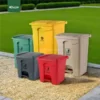 Livee 2 Plastic Pedal Waste Bin Gator Bins GC05